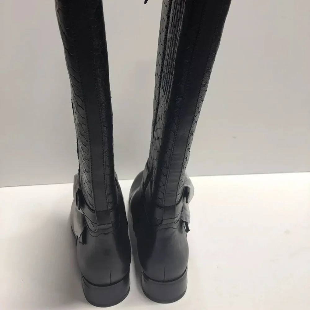 Trotters Women’s Liberty, Black Knee High Boots, Size 6.5W